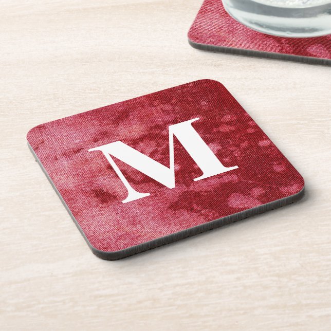 Washed Denim Design #10 @ Emporio Moffa Beverage Coaster (Left Side)