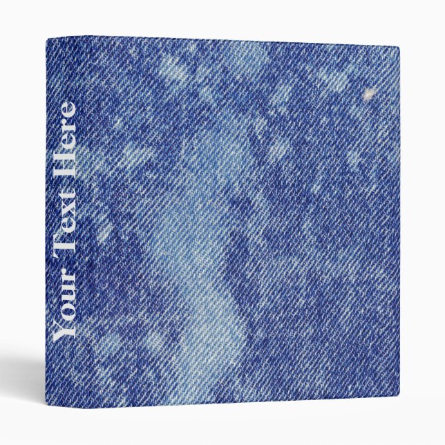 Washed Denim Design #12 @ Emporio Moffa 3 Ring Binder (Front/Spine)