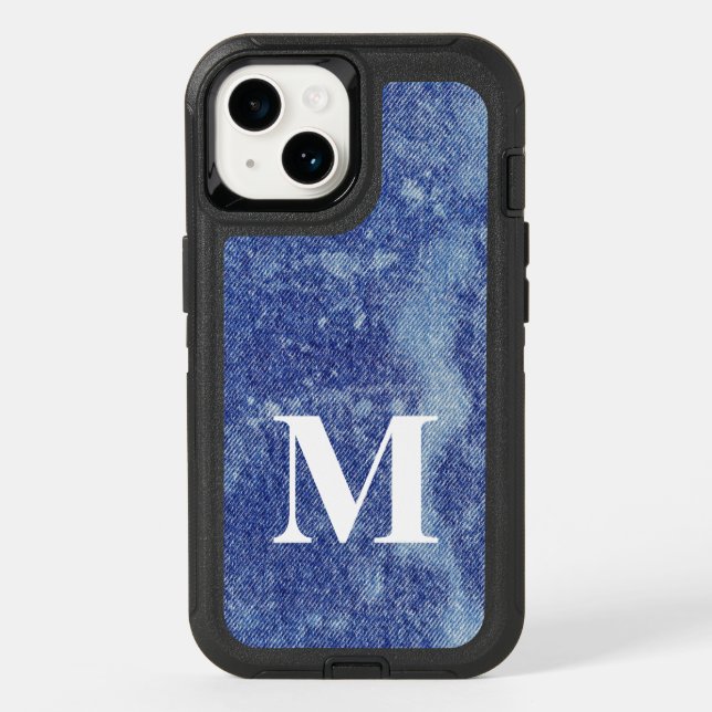 Washed Denim Design #12 @ Emporio Moffa Otterbox iPhone Case (Back)