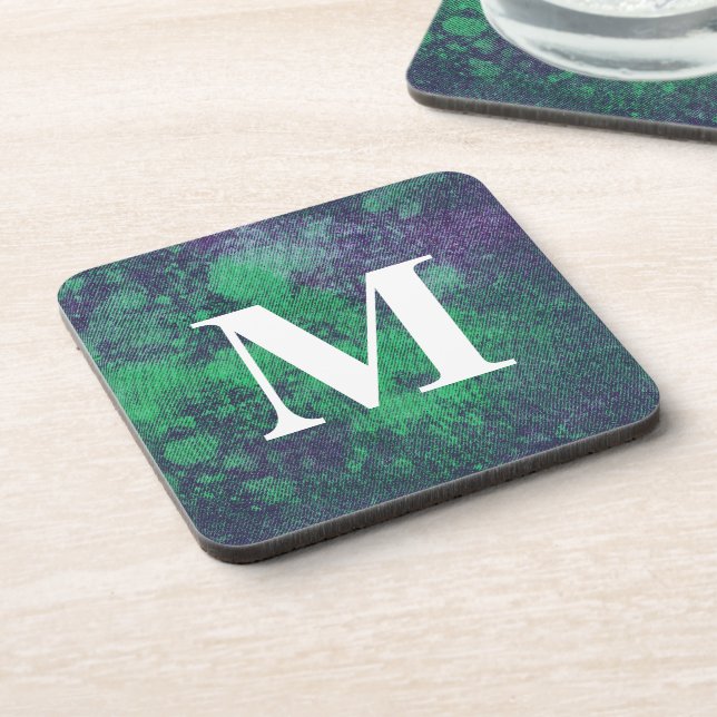 Washed Denim Design #2 @ Emporio Moffa Beverage Coaster (Left Side)