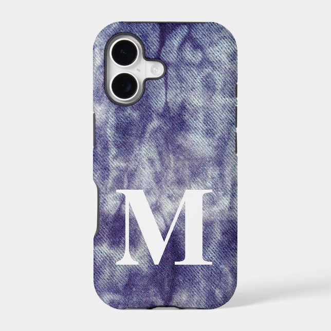 Washed Denim Design #6 @ Emporio Moffa Case-Mate iPhone Case (Back)