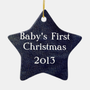 Washed Denim Design #7 at Emporio Moffa Ceramic Ornament