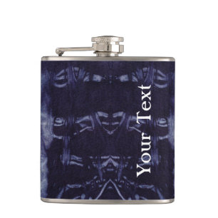 Washed Denim Design #7 at Emporio Moffa Flask
