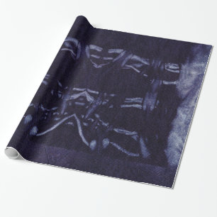 Washed Denim Design #8 at Emporio Moffa Wrapping Paper