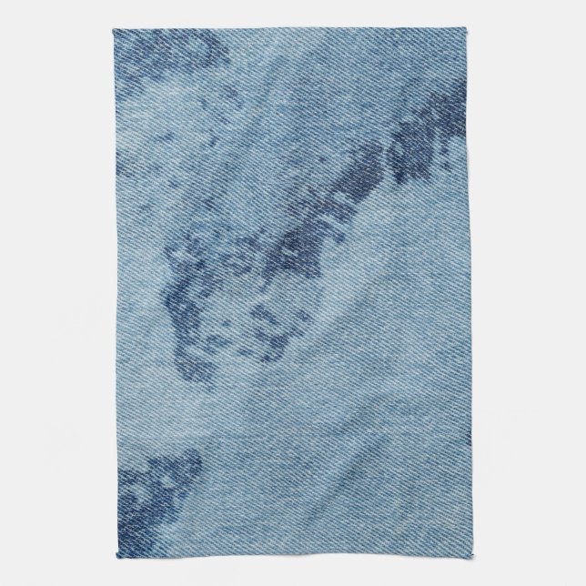 Washed Denim Design #9 @ Emporio Moffa Towel (Vertical)