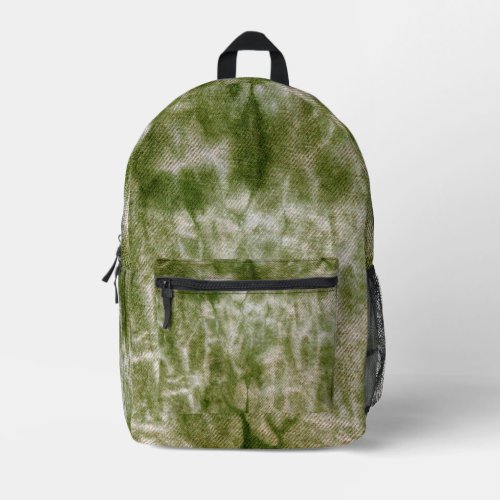 Washed Denim Design No 3  Emporio Moffa Printed Backpack