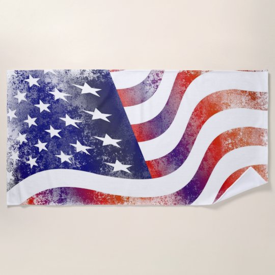 washed out american flag