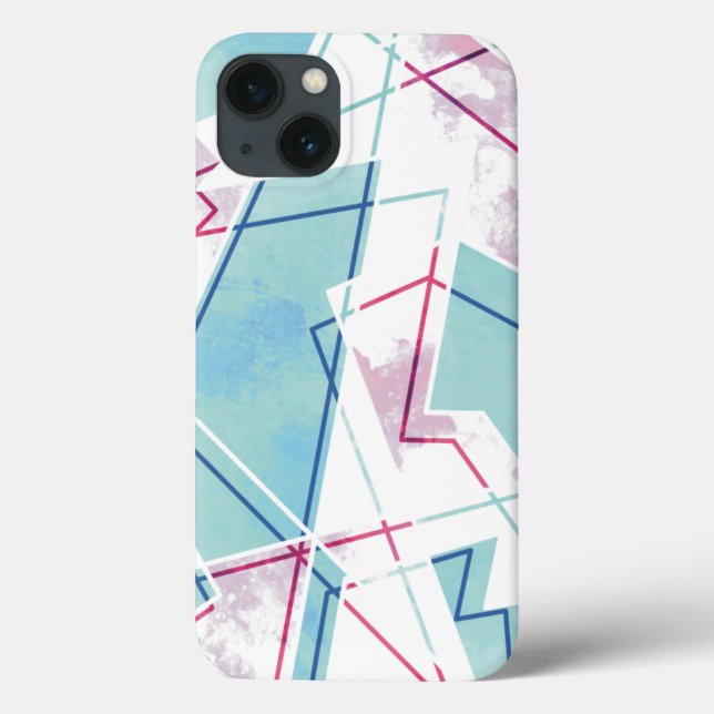 Washed Out Geometric Pattern Case-Mate iPhone Case (Back)