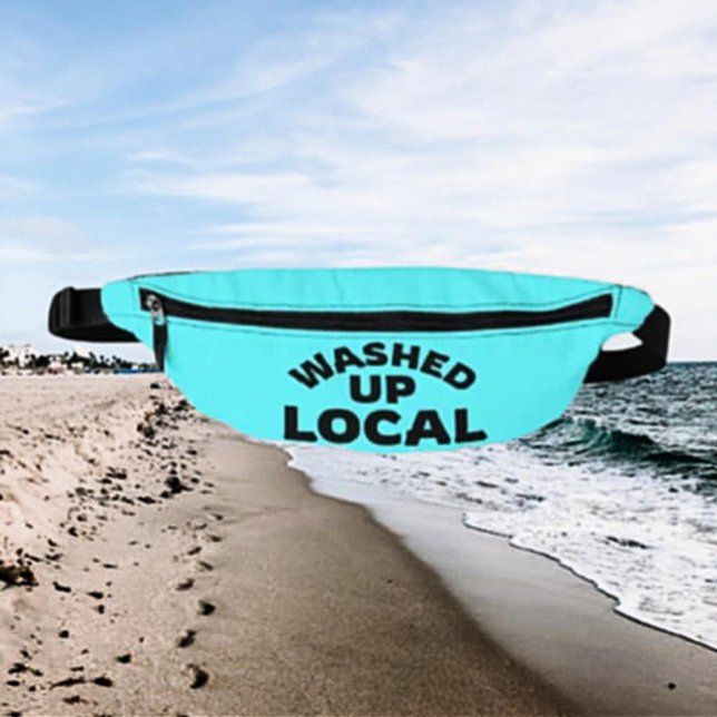 Washed Up Local | Bold & Funny Typography Fanny Pack (Creator Uploaded)