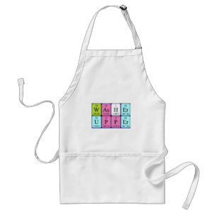Washer periodic table word apron