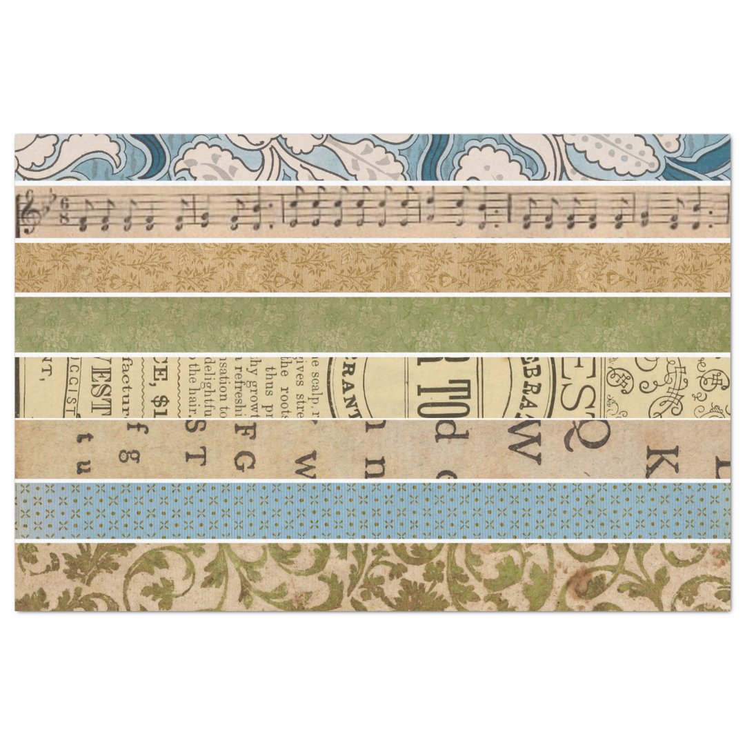 Washi Tape Furniture Decoupage Paper Zazzle