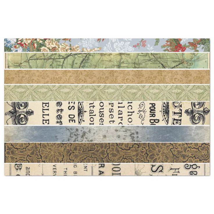 Washi Tape Furniture Decoupage Paper Zazzle