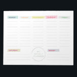 Washi Tape Weekly Planner Notepad<br><div class="desc">Plan your week with this simple weekly planner with "washi tape".  You can use it as a shopping list or write down your to-dos. 

 Also available:</div>