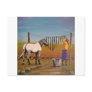 Washing Day Postcard