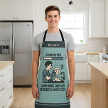 Washing Dishes Builds Character Gamer Funny Apron