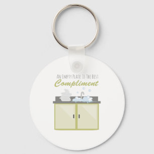 Washing Dishes Keychain