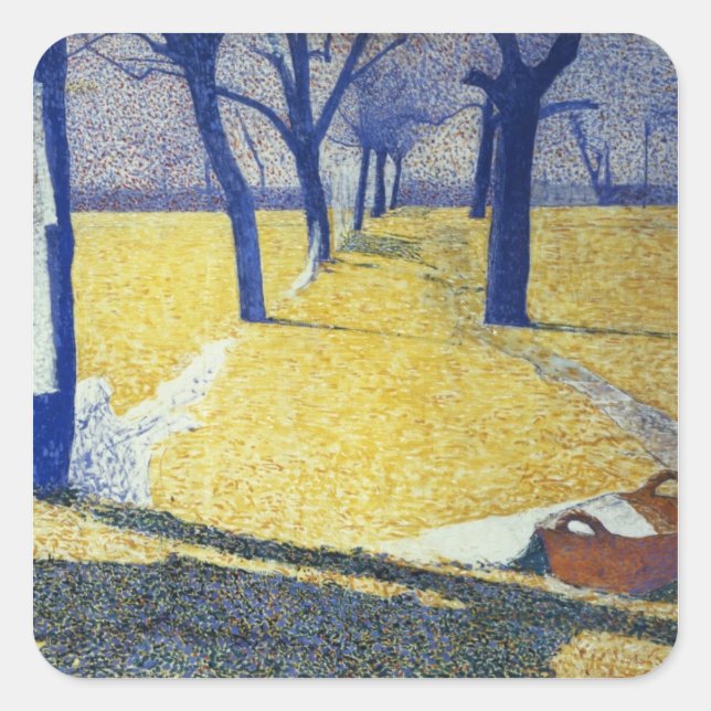 Washing in the Sun, 1905 Square Sticker (Front)