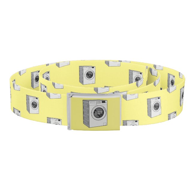 Washing machine cartoon illustration  belt (Coil)