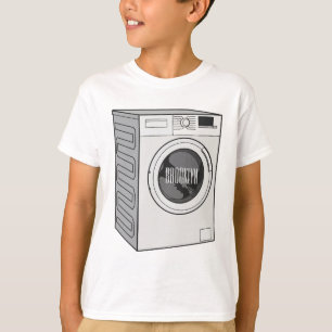 Washing machine cartoon illustration T-Shirt