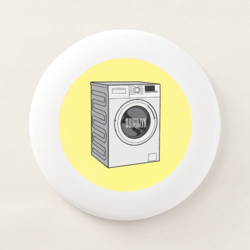 Washing machine cartoon illustration  Wham_O frisbee
