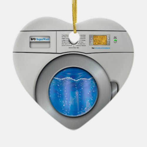 Washing Machine Ceramic Ornament