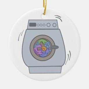 Washing Machine Ceramic Ornament