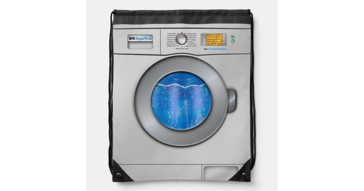 Washing Machine Drawstring Bag Zazzle