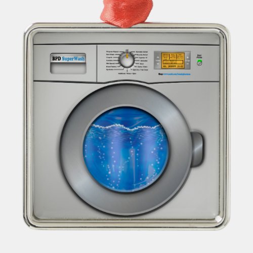 Washing Machine Metal Ornament