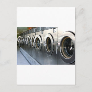 Washing machine postcard