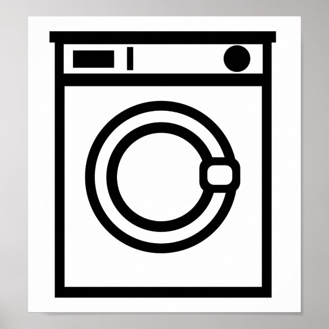 Washing machine poster (Front)
