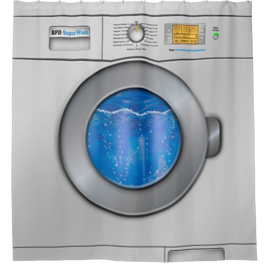 Washing Machine Shower Curtain