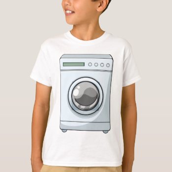 Washing Machine T-shirt by GraphicsRF at Zazzle