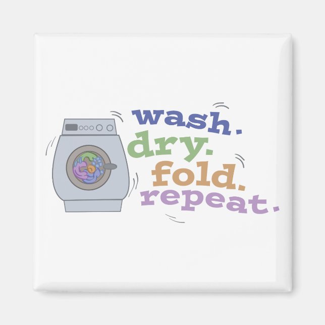 Washing Repeat Magnet (Front)