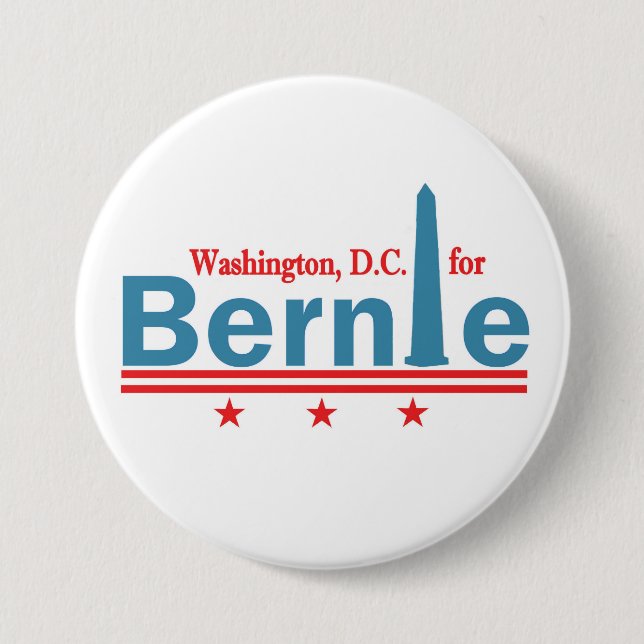 Washingon, D.C. for Bernie Button (Front)
