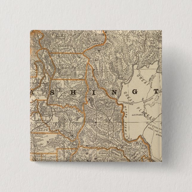 Washington 2 pinback button (Front)