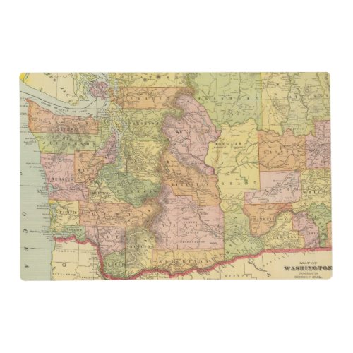 Washington 7 placemat