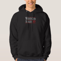 Washington Adams 89 Patriotic Retro Vintage Distre