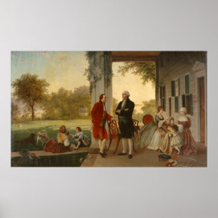 Washington and Lafayette Poster