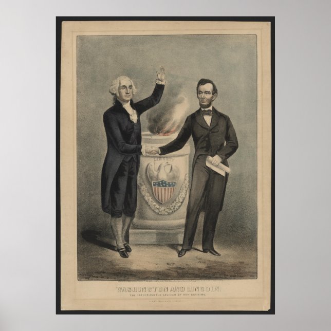 Washington and Lincoln Poster (Front)