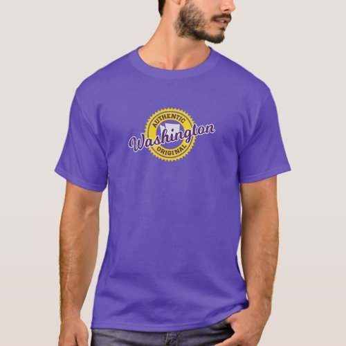 WASHINGTON _ AUTHENTIC ORIGINAL _ HUSKIES COLORS T_Shirt