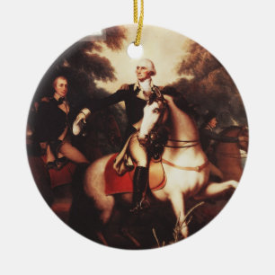 Washington Before Yorktown by Rembrandt Peale Ceramic Ornament