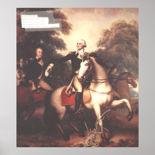 Washington before Yorktown by Rembrandt Peale Poster