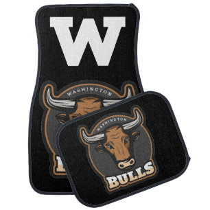 Washington Bulls Monogram and Logo Floor Mat