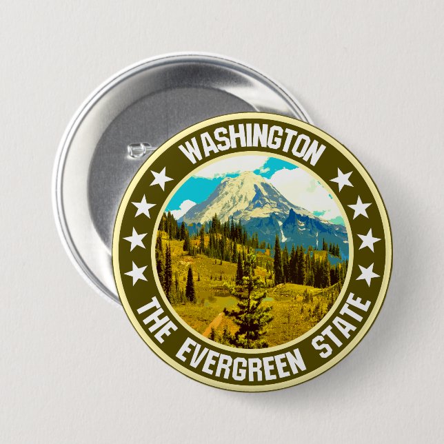 Washington                                         button (Front & Back)
