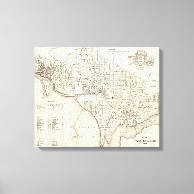 Washington Canvas Print (Front)