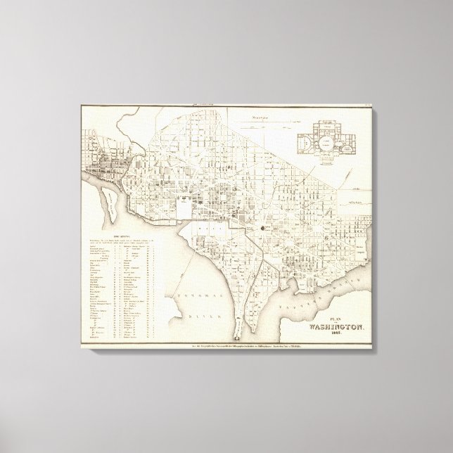 Washington Canvas Print (Front)