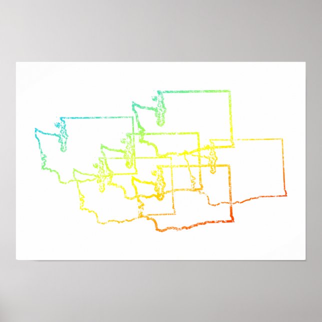 washington chill blur poster (Front)