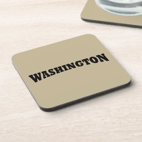 washington city beverage coaster