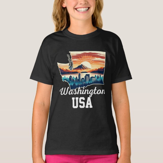 Washington city T-Shirt (Front)