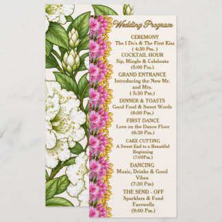 Washington Coast Rhododendron Detailed Wedding Prg Program